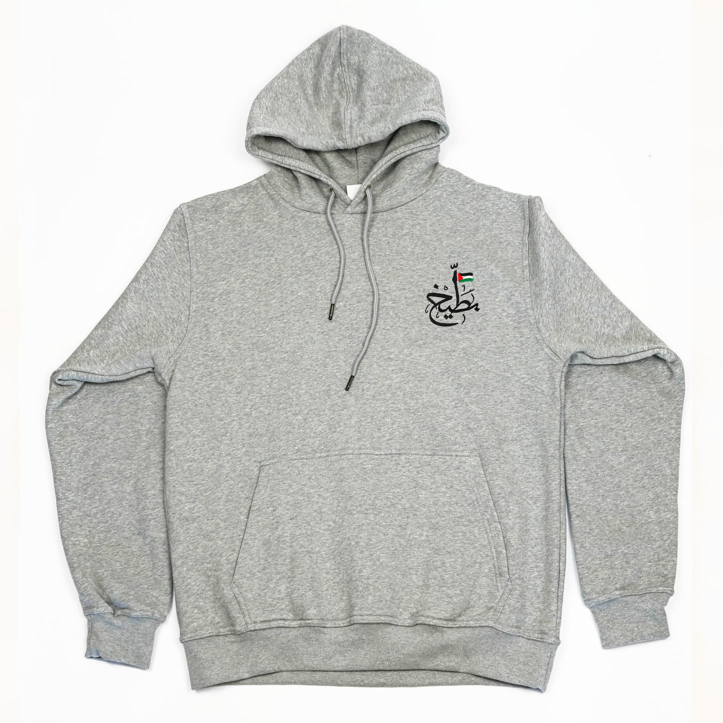 Grey Buteekh Flag Logo Adult Unisex Hoodie